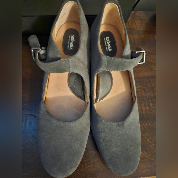 SoftWalk Shoes - SoftWalk The Walking Store Suede Mary Janes